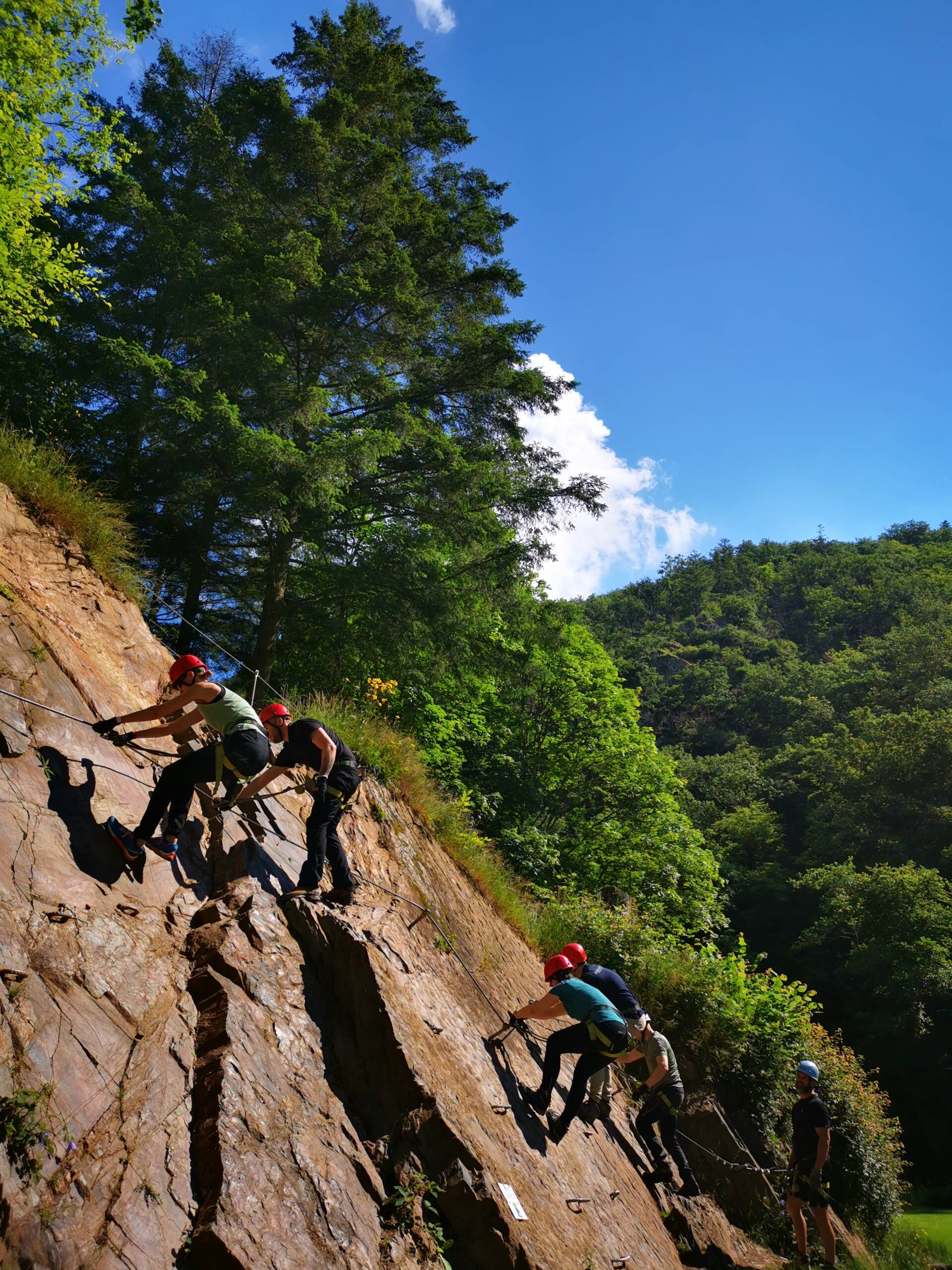 Klettersteig-Training